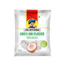 Coco em Flocos Da Terrinha Úmido Adoçado 100g