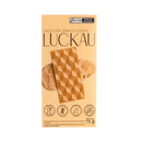Barra de Chocolate Luckau Branco Cookies 75g