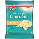 Cobertura Dr. Oetker Moeda de Chocolate Branco 350g