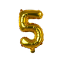 Balão Metalizado Regina Dourado N5 Unidade